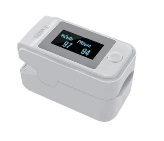 Пульсоксиметр для измерений пульса и кислорода в крови Finger Clip Pulse Oximeter OM-98