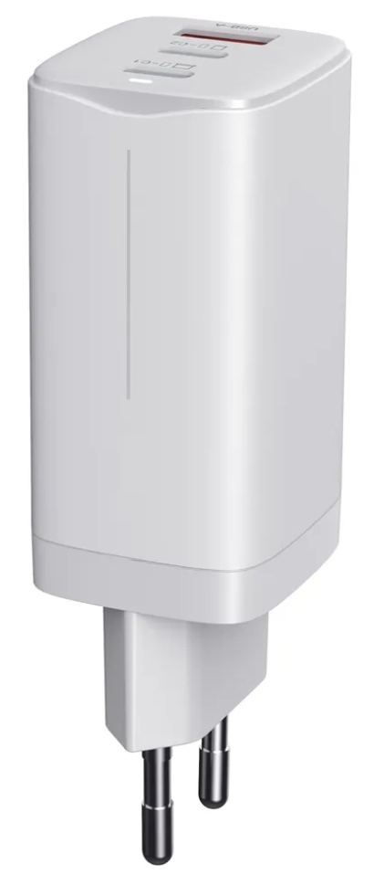 Сетевое зарядно устройство WIWU GAN 65W Wall Charger GTC-6521 (белое)