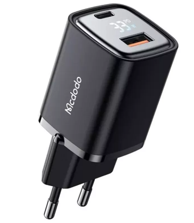 Сетевое зарядное устройство McDodo CH-170 33W PD Fast Charger USB Type-C/USB-A (Черный)