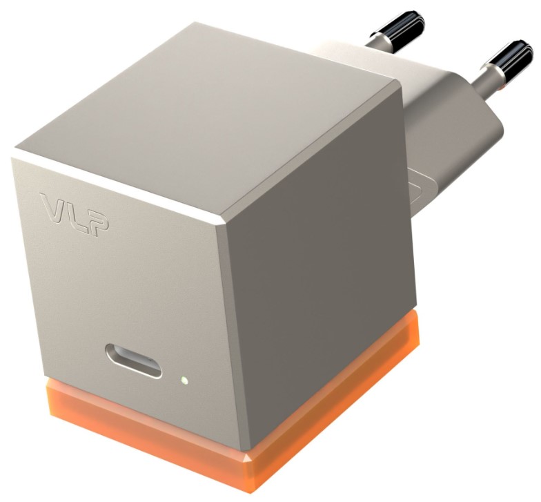 Сетевое зарядное устройство VLP NEO 45Вт USB-С/QC (amber gray, янтарно серый)
