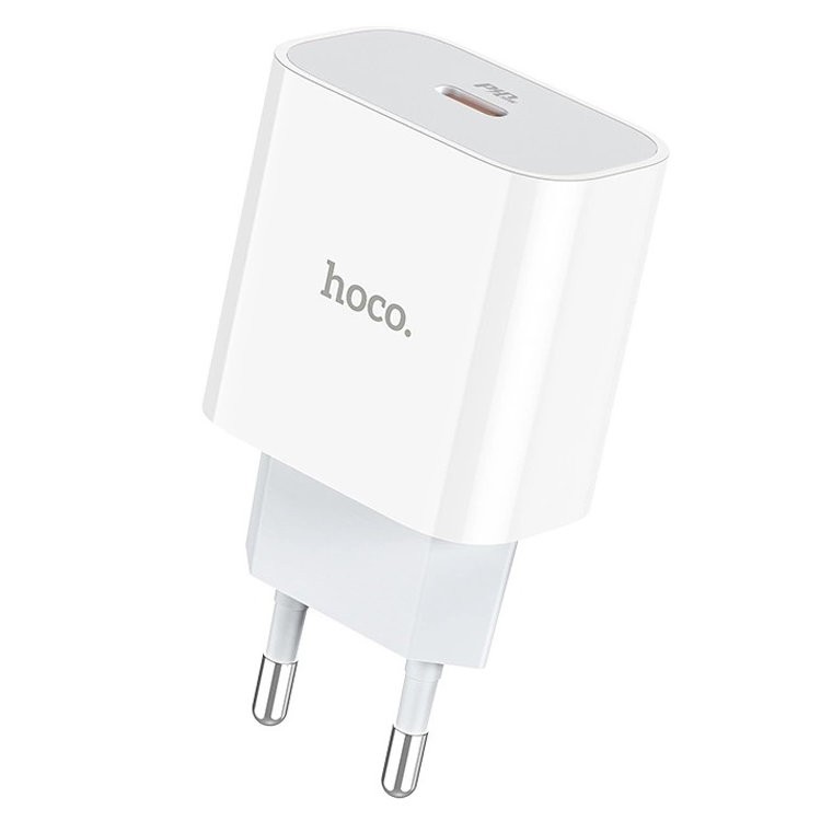 Сетевое зарядное устройство HOCO C76A PD3.0 20W Type-C USB-C 3A (белое)