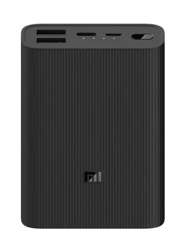 Внешний аккумулятор Xiaomi Mi Power Bank 3 Ultra 10000 mAh (BHR4412GL) черный