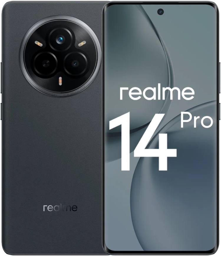 Смартфон Realme 14 Pro 8/256 ГБ, Серый Замшевый (Grey)