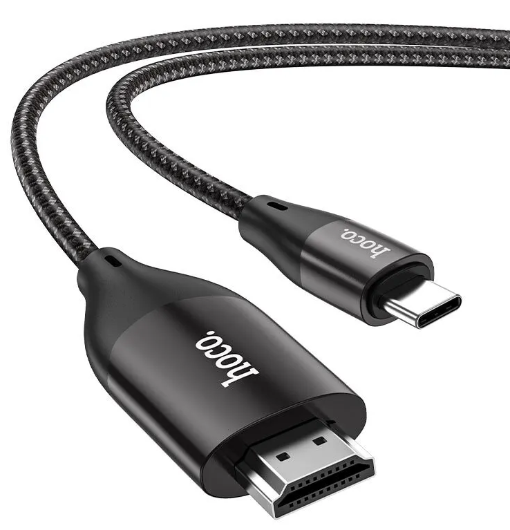 Кабель-переходник для подключения периферийных устройств HDMI/USB Type-C 2м (черный) Кабель-переходник для подключения периферийных устройств HDMI/USB Type-C 2м (черный)