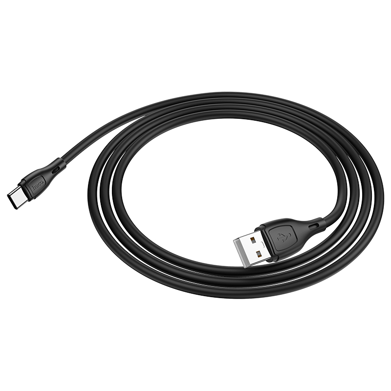 Кабель HOCO X61 USB - Type-C 1m 3A (черный)