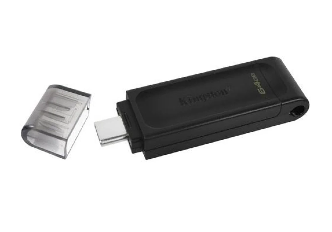 USB Флеш-накопитель USB-C (Type-C) Kingston DataTraveler 70 64GB USB3.2 (DT70/64GB) черная