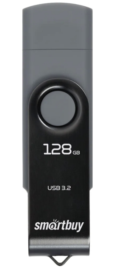 Флеш-накопитель USB 3.0 Smartbuy 128GB Twist Dual Type-C/Type-A (SB128GB3DUOTWK)