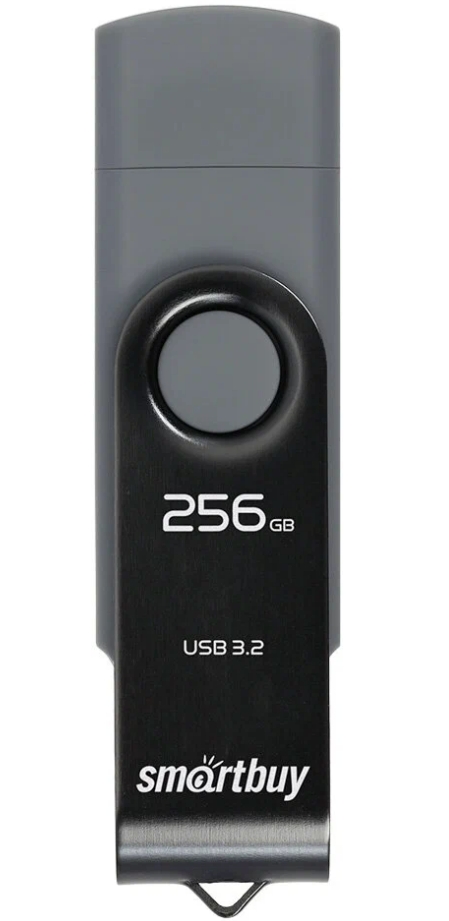 Флеш-накопитель USB 3.0 Smartbuy 256GB Twist Dual Type-C/Type-A (SB256GB3DUOTWK)