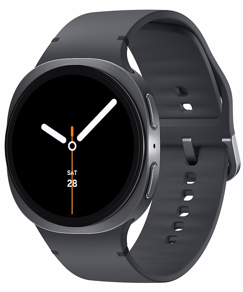 Часы Samsung Galaxy Watch8 40мм, LTE, корпус графитового цвета, спортивный ремешок графитового цвета (SM-L325)
