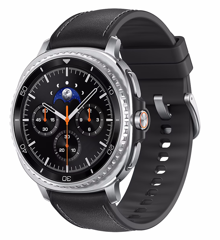 Часы Samsung Galaxy Watch8 Classic 46мм, черного цвета, гибридный ремешок черного цвета (SM-L500)