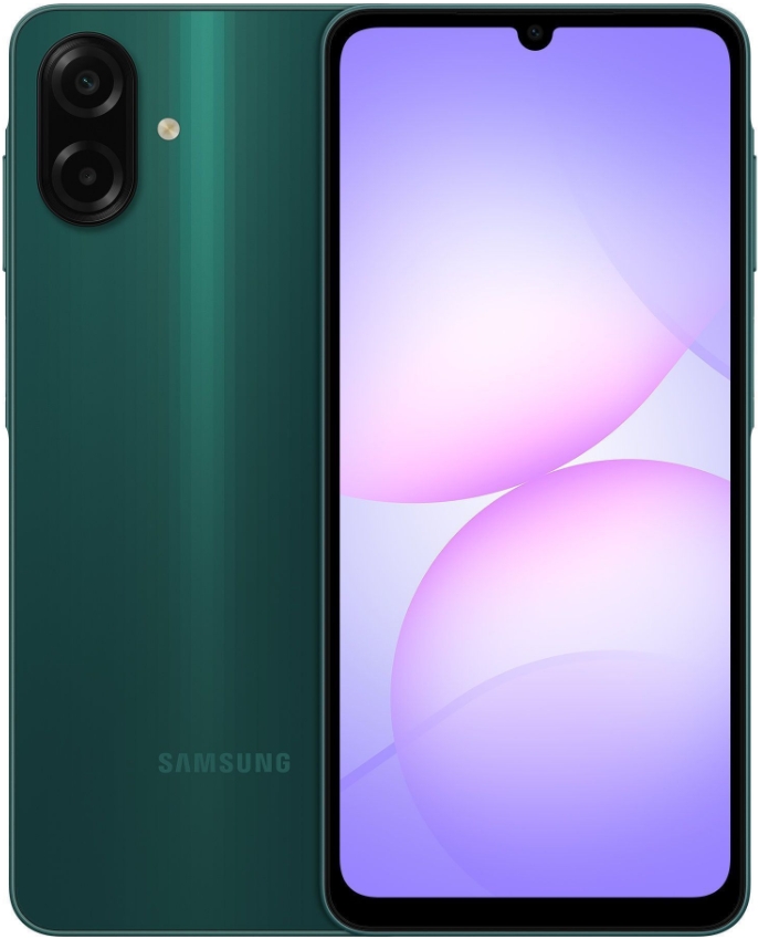 Смартфон Samsung Galaxy A07 4/64GB Dark Green (зеленый)