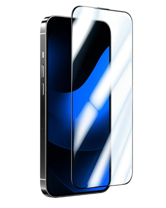 Защитное стекло 3D CTI для Apple iPhone 17 Pro Max с рамкой  (прозрачное)