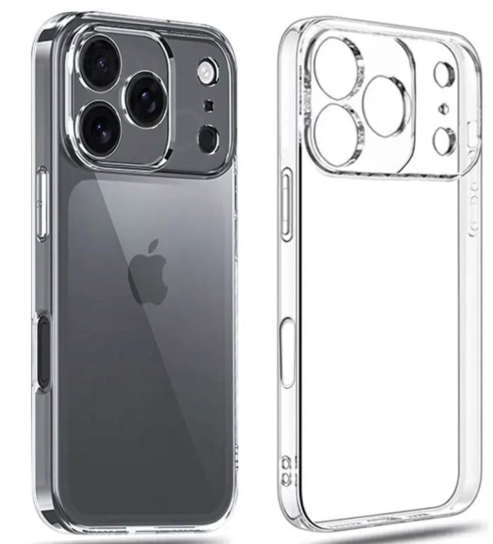Чехол накладка силиконовый CTI для iPhone 17 Pro Max (прозрачный)
