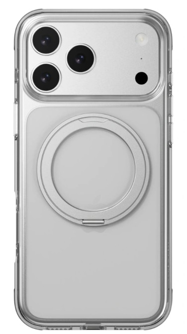 Чехол накладка с подставкой Gurdini Stand Case 360° для iPhone 17 Pro Max (прозрачный)
