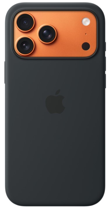 Чехол клип-кейс силиконовый Apple Silicone Case MagSafe для iPhone 17 Pro Max, цвет black, черный (MGFR4)