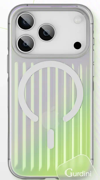 Чехол накладка Gurdini Ocean Case с поддержкой MagSafe для iPhone 17 Pro Max (прозрачный, хамелеон)