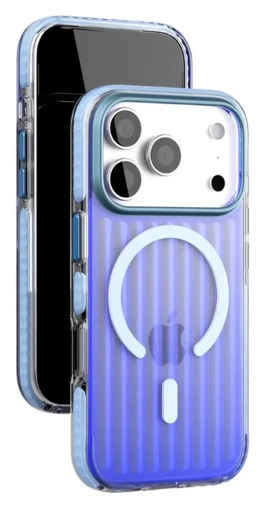 Чехол накладка VLP Pulse Case с поддержкой MagSafe для iPhone 17 Pro (синий)