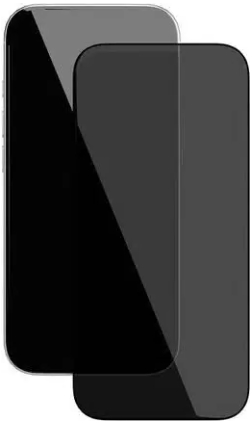 Стекло защитное антишпион 2.5D VLP Privacy Glass для iPhone 17/17 Pro/16 Pro с рамкой (приватное)