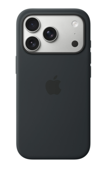 Чехол клип-кейс силиконовый Apple Silicone Case MagSafe для iPhone 17 Pro, цвет Black, Черный (MGFK4)