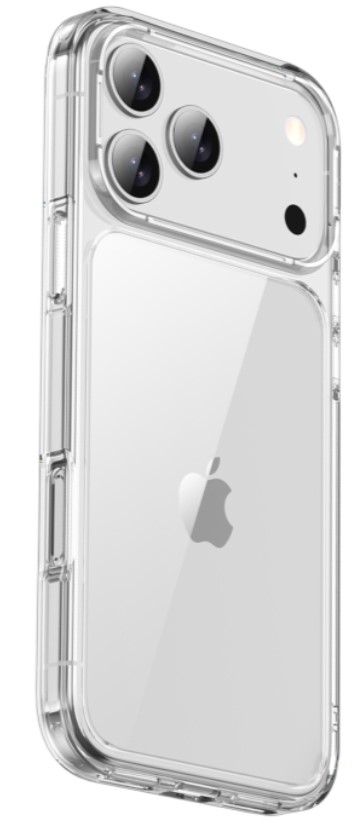 Чехол накладка Gurdini Alba для iPhone 17 Pro (прозрачный)