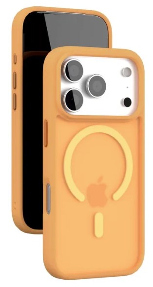 Чехол накладка VLP LITE Bloom Case с поддержкой MagSafe для iPhone 17 Pro (оранжевый)