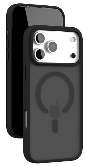 Чехол накладка VLP LITE Bloom Case с поддержкой MagSafe для iPhone 17 Pro (черный)
