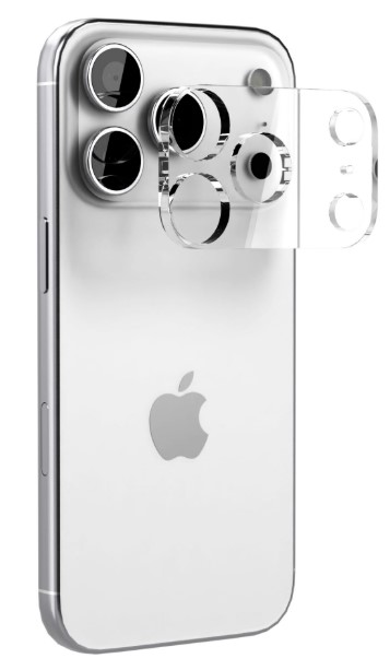 Стекло защитное VLP для камеры для iPhone 17 Pro (без рамки)