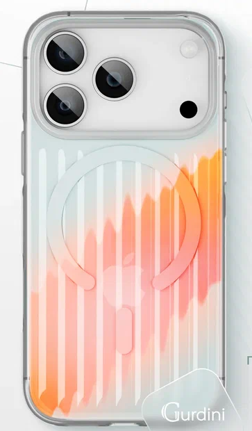 Чехол накладка Gurdini Ocean Case с поддержкой MagSafe для iPhone 17 Pro (прозрачный)