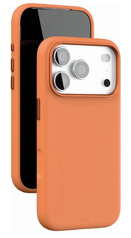 Чехол накладка VLP Aster Pro Case с поддержкой MagSafe для iPhone 17 Pro (оранжевый)