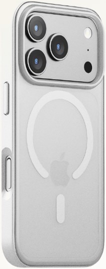 Чехол ударопрочный Gurdini Shockproof Case с MagSafe для iPhone 17 Pro (белый)