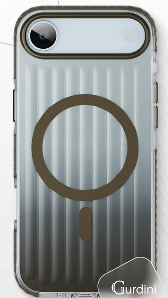 Чехол накладка Gurdini Ocean Case с поддержкой MagSafe для iPhone Air (прозрачный, серый)