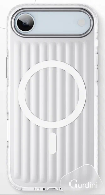 Чехол накладка Gurdini Ocean Case с поддержкой MagSafe для iPhone Air (Metalic, серебро) Чехол накладка Gurdini Ocean Case с поддержкой MagSafe для iPhone Air (Metalic, серебро)