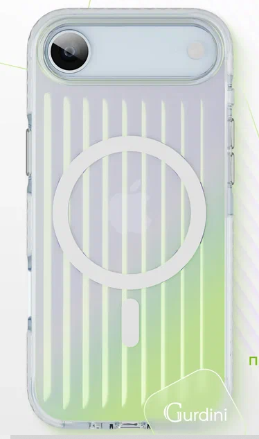 Чехол накладка Gurdini Ocean Case с поддержкой MagSafe для iPhone Air (прозрачный, хамелеон)