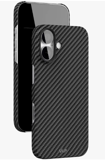 Чехол ультратонкий кевларовый VLP Kevlar Case с поддержкой MagSafe для iPhone 17 (черный)