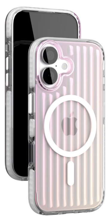 Чехол накладка VLP Pulse Case с поддержкой MagSafe для iPhone 17 (перламутровый)