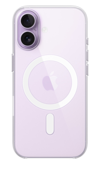 Чехол клип-кейс поликарбонатный Apple Silicone Case MagSafe для iPhone 17, цвет Clear , Прозрачный (MGF24)