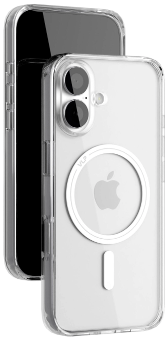 Чехол накладка VLP Diamond Case с поддержкой MagSafe для iPhone 17 (прозрачный)