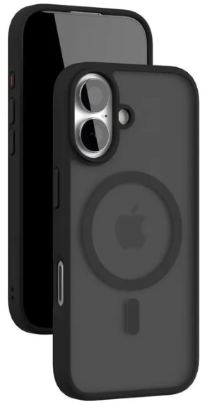 Чехол накладка VLP LITE Bloom Case с поддержкой MagSafe для iPhone 17 (черный)