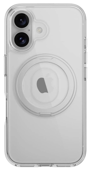 Чехол накладка с подставкой Gurdini Stand Case 360° для iPhone 17 (прозрачный)