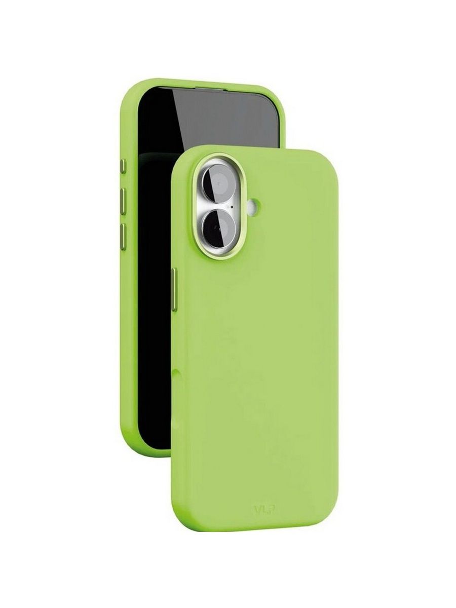Чехол накладка VLP Aster Pro Case с поддержкой MagSafe для iPhone 17 (лайм)