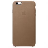 Кожаный чехол для iPhone 6s Plus – коричневый