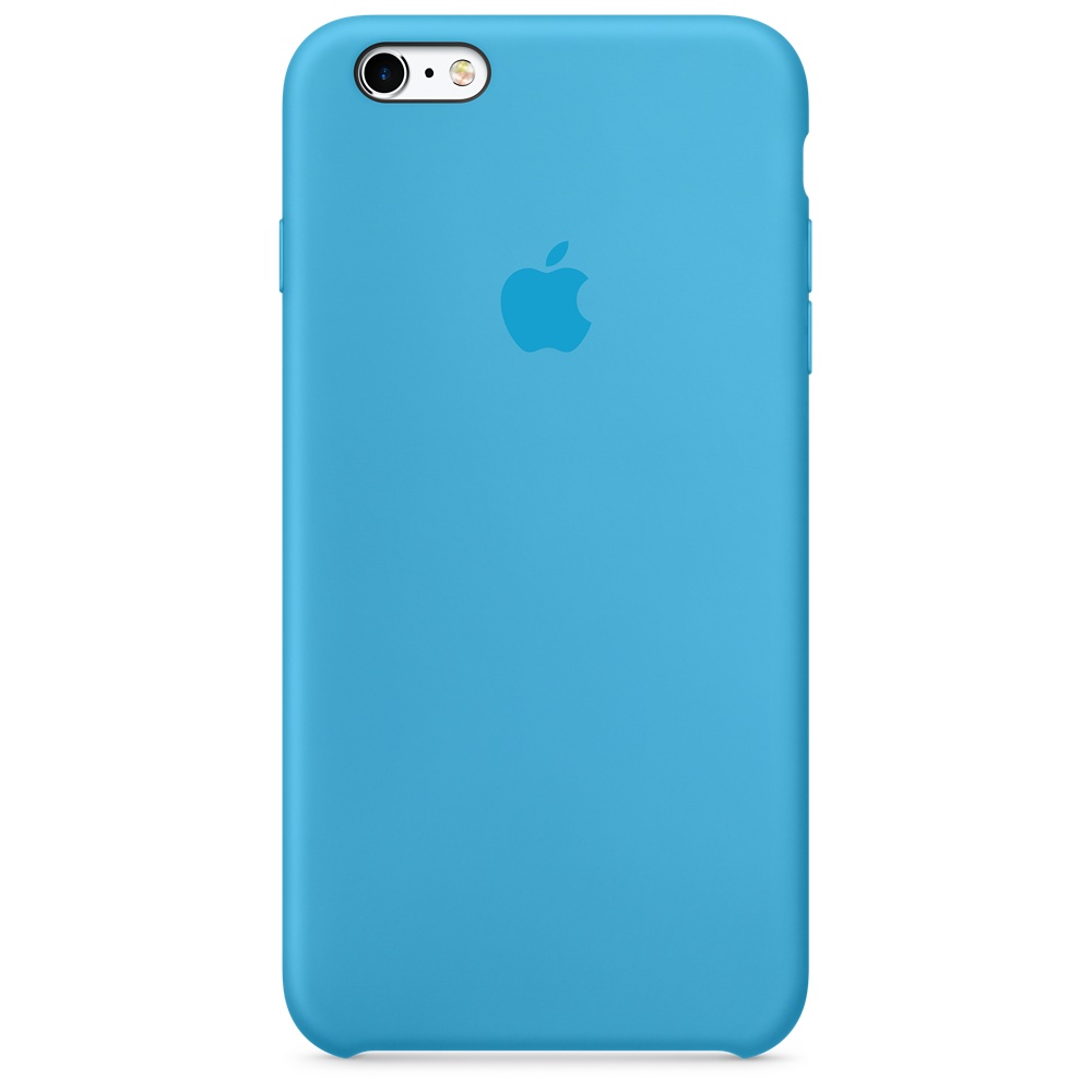Силиконовый чехол для iPhone 6s Plus – голубой
