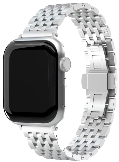 Ремешок из нержавеющей стали VLP Stark Band для Apple Watch 38/40/41 мм (серебристый)