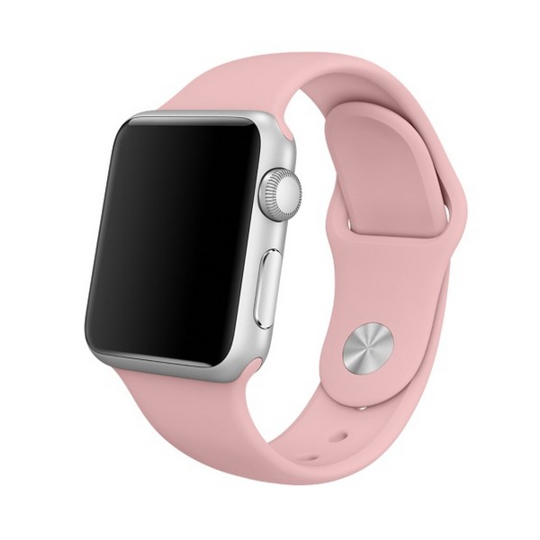 Силиконовый ремешок CTI для Apple Watch 38/40 мм (розовый)