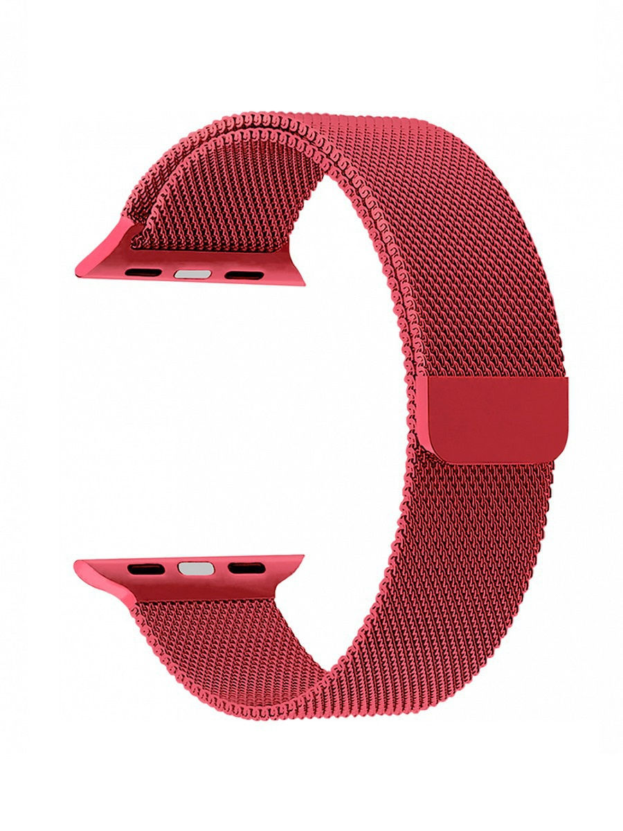 Сетчатый браслет Lyambda для Apple Watch 38/40 мм (красный)