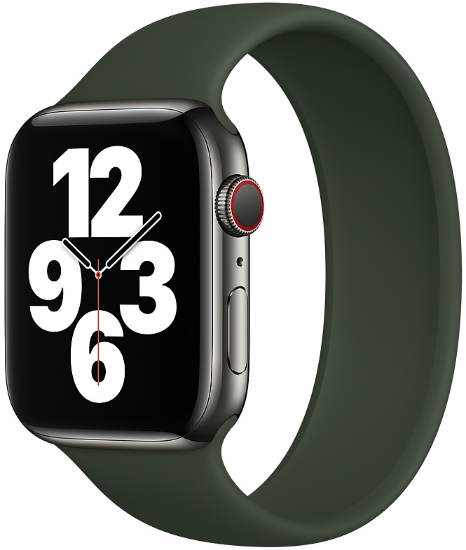 Монобраслет цвета «кипрский зелёный» для Apple Watch 38/40 мм (MYPU2ZM/A)