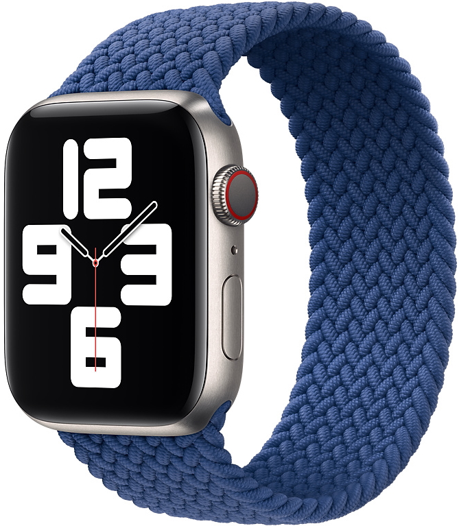 Плетёный монобраслет цвета «атлантический синий» для Apple Watch 38/40 мм (MY6V2ZM/A)