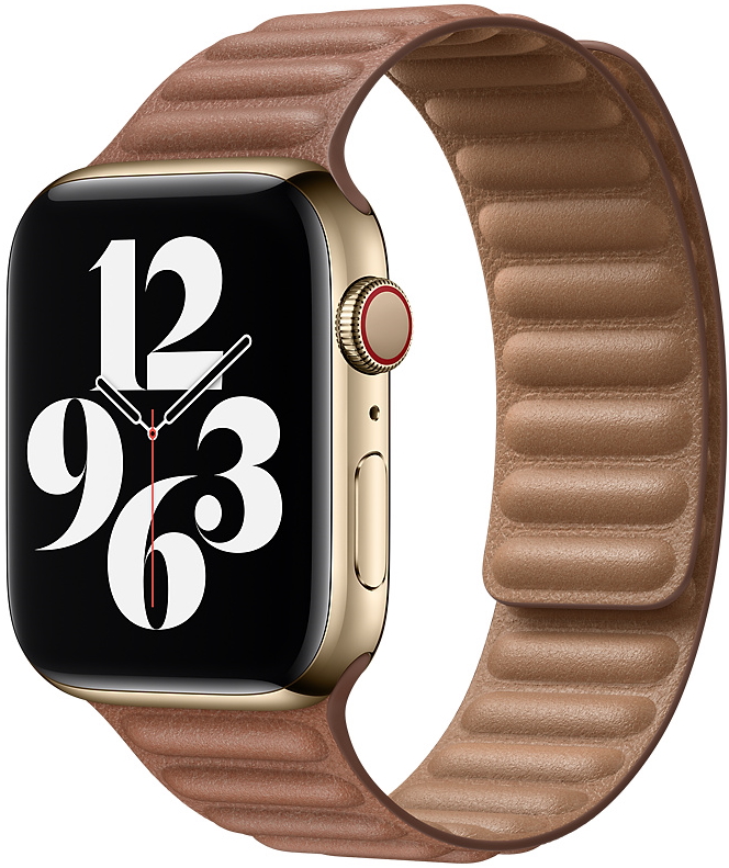 Кожаный браслет золотисто-коричневого цвета для Apple Watch 38/40 мм (MY972ZM/A)