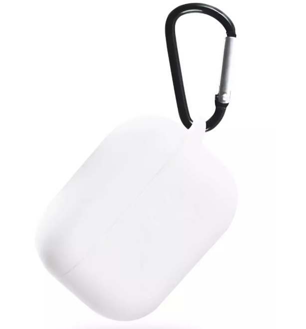 Чехол для AirPods Pro 3 Gurdini прорезиненный soft touch с карабином (полупрозрачный)