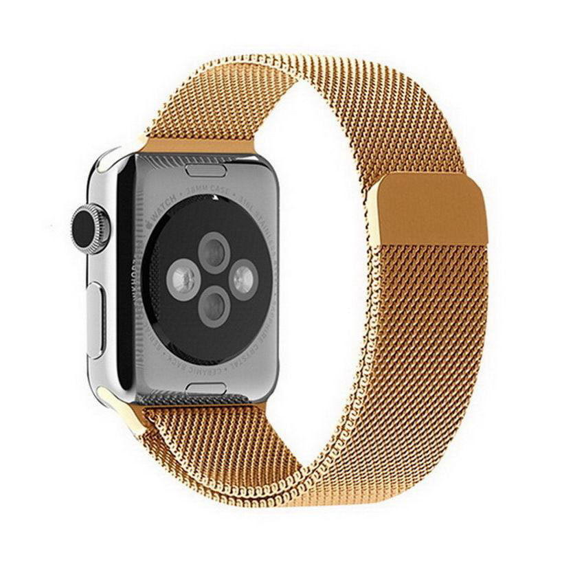 Сетчатый браслет CTI для Apple Watch 42/44 мм (ярко-золотой)